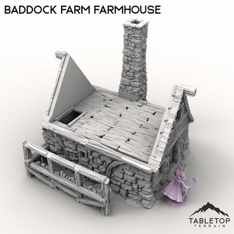 Tabletop Terrain Building Baddock Farm Farmhouse