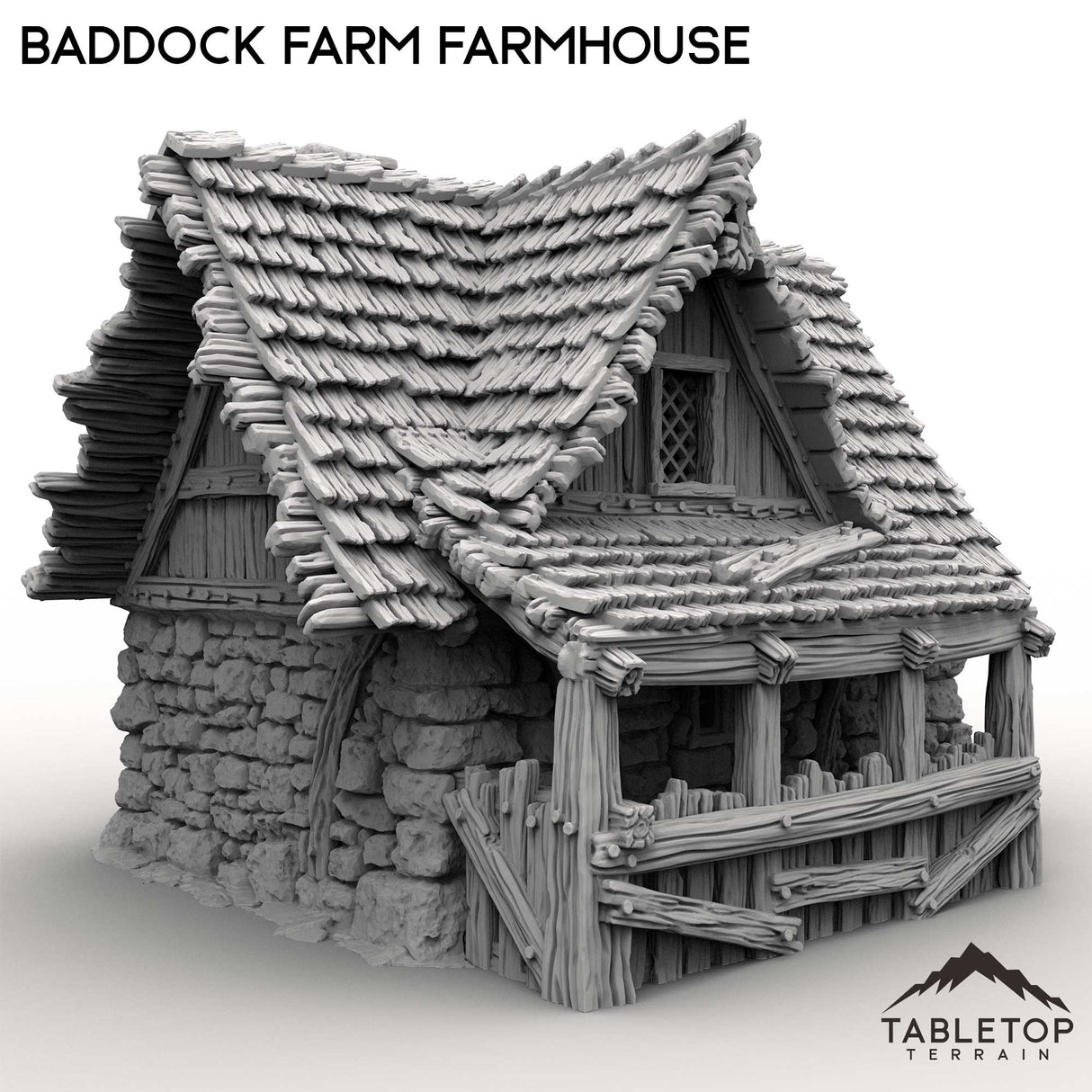 Tabletop Terrain Building Baddock Farm Farmhouse