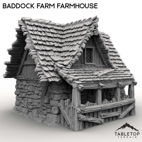 Tabletop Terrain Building Baddock Farm Farmhouse