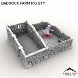 Tabletop Terrain Building Baddock Farm Pig Sty