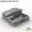 Tabletop Terrain Building Baddock Farm Pig Sty