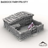 Tabletop Terrain Building Baddock Farm Pig Sty
