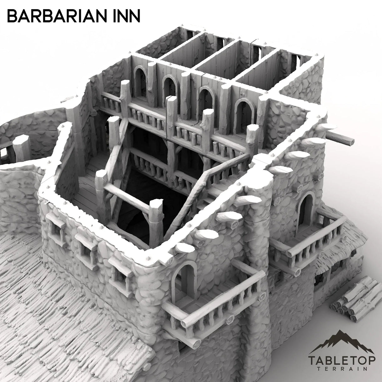 Tabletop Terrain Building Barbarian Inn
