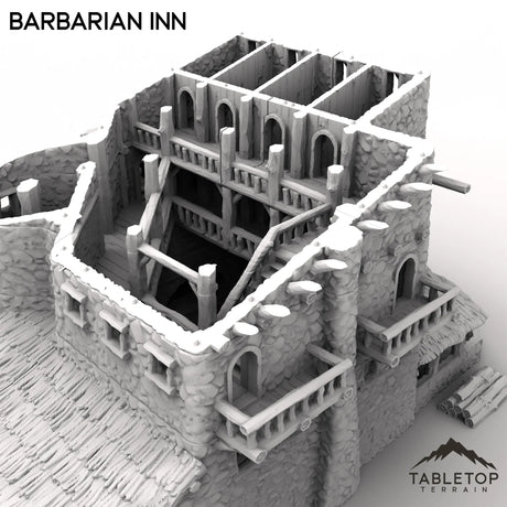 Tabletop Terrain Building Barbarian Inn