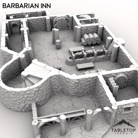 Tabletop Terrain Building Barbarian Inn