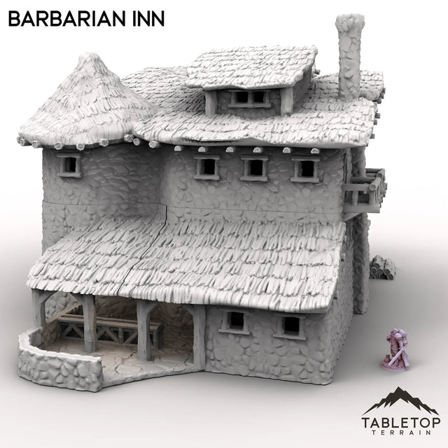 Tabletop Terrain Building Barbarian Inn