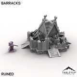 Tabletop Terrain Building Barracks - Kingdom of Saxonia