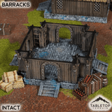 Tabletop Terrain Building Barracks - Kingdom of Saxonia