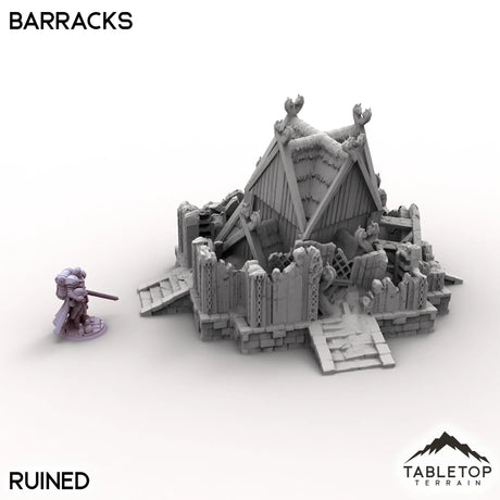 Tabletop Terrain Building Barracks - Kingdom of Saxonia