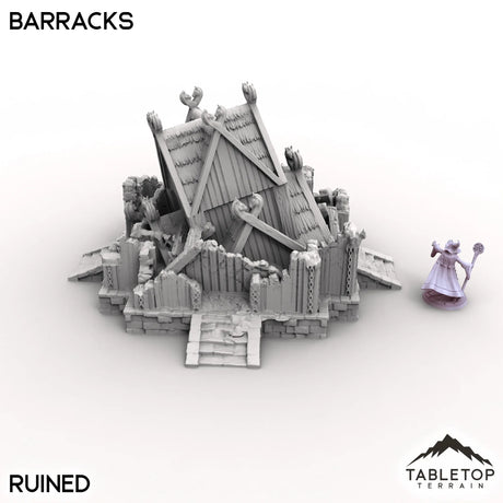 Tabletop Terrain Building Barracks - Kingdom of Saxonia