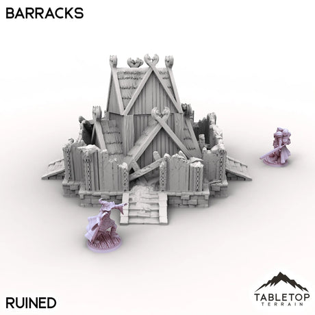 Tabletop Terrain Building Barracks - Kingdom of Saxonia