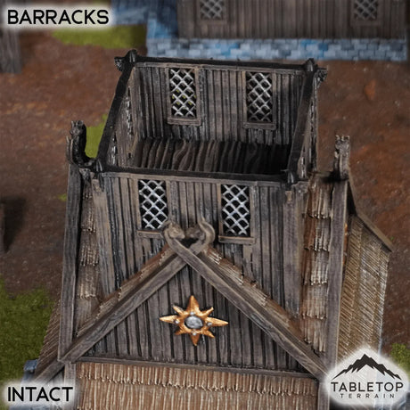 Tabletop Terrain Building Barracks - Kingdom of Saxonia