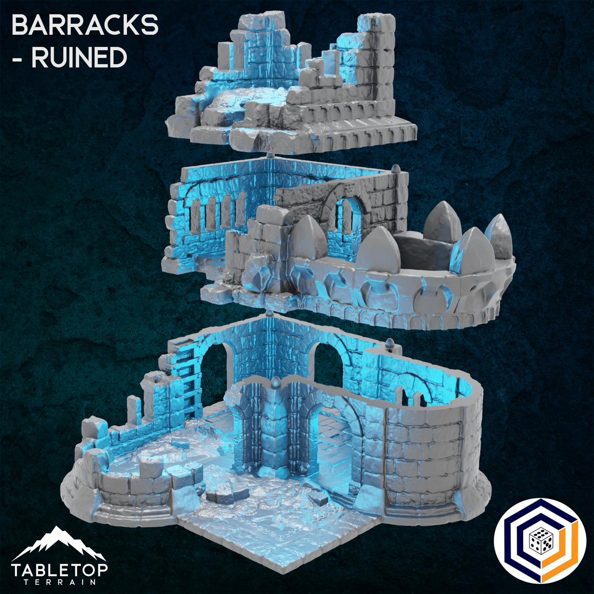 Tabletop Terrain Building Barracks - Kingdom of Tor Ithilas