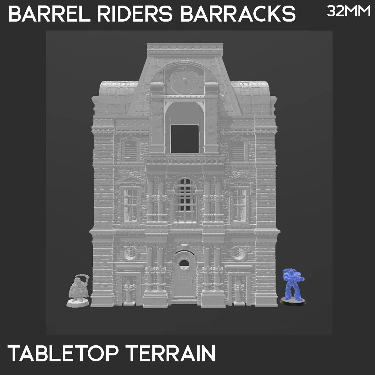 Tabletop Terrain Building Barrel Riders Barracks - Rise of the Halflings - Fantasy Building