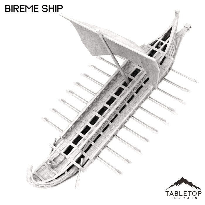Tabletop Terrain Building Bireme Ship