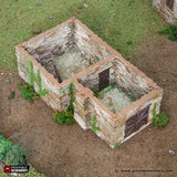 Tabletop Terrain Building Black Rock Keep - Country & King - Fantasy Historical Building