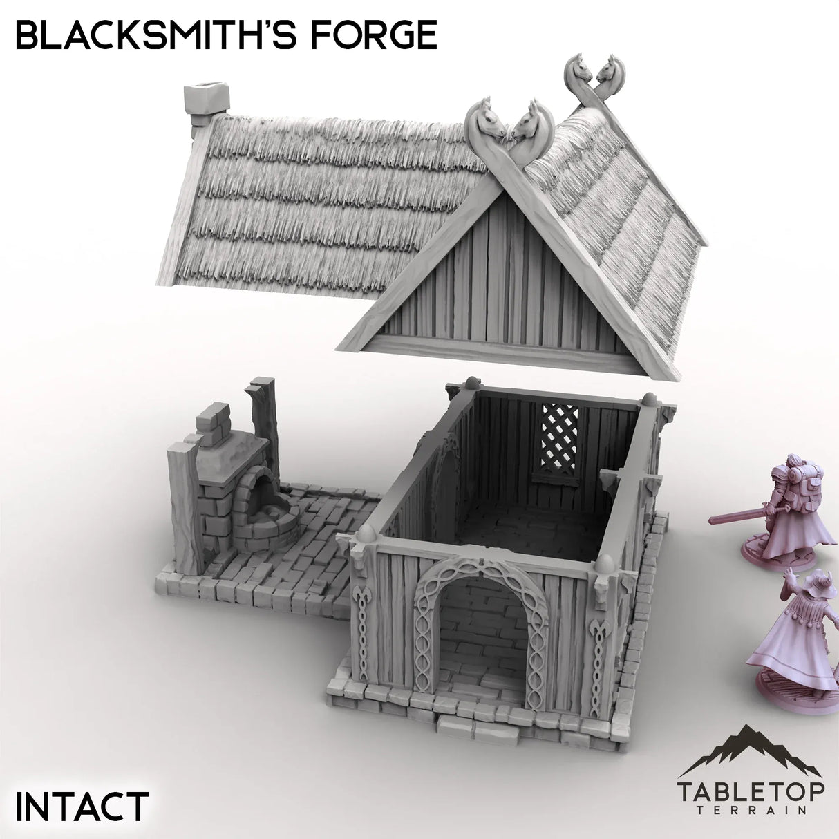 Tabletop Terrain Building Blacksmith's Forge - Kingdom of Saxonia