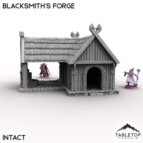 Tabletop Terrain Building Blacksmith's Forge - Kingdom of Saxonia