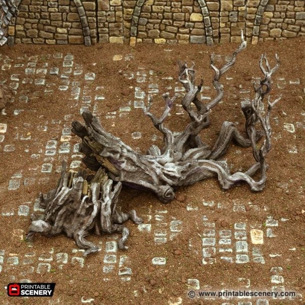 Tabletop Terrain Building Blasted Trees