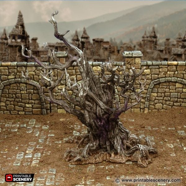 Tabletop Terrain Building Blasted Trees