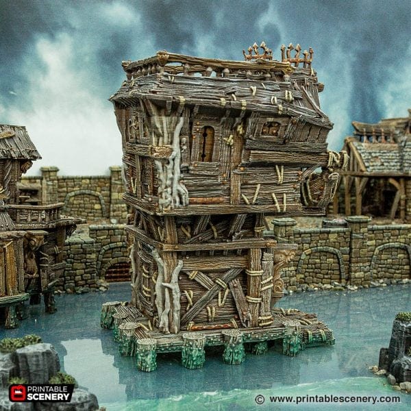 Tabletop Terrain Building Boatswain Bunkhouse