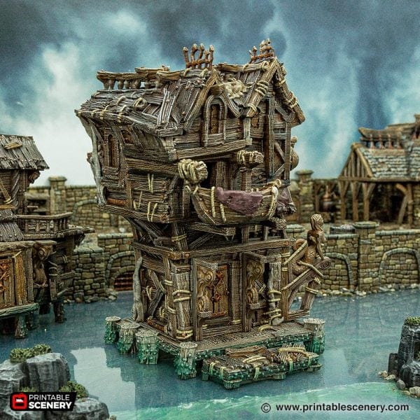 Tabletop Terrain Building Boatswain Bunkhouse