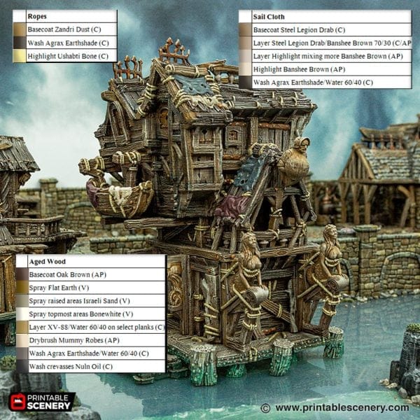 Tabletop Terrain Building Boatswain Bunkhouse