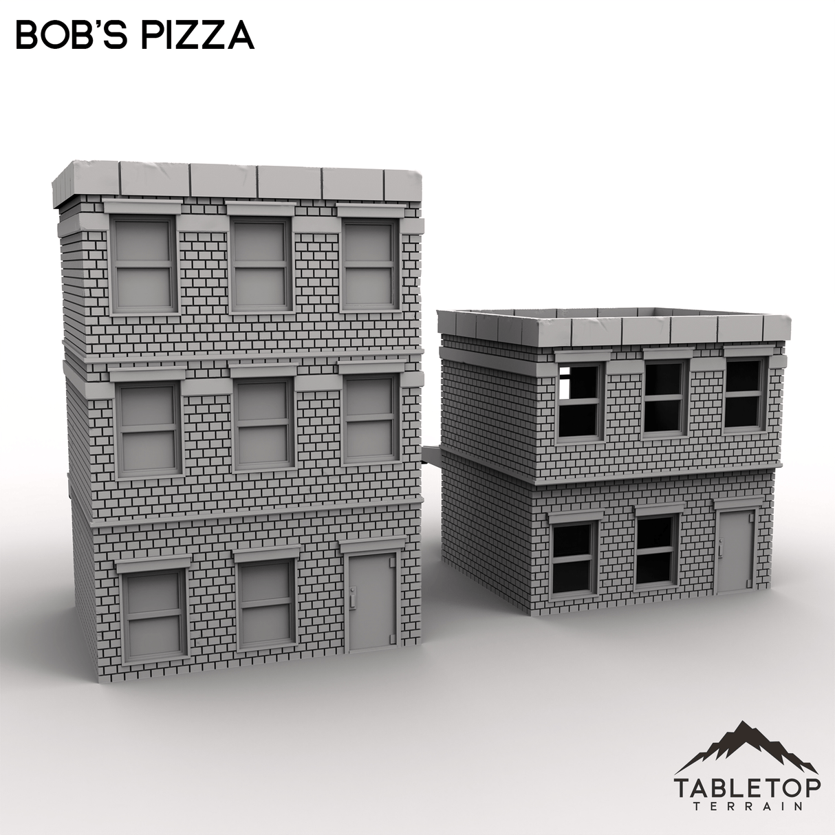 Tabletop Terrain Building Bob's Pizza