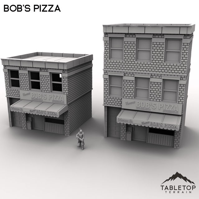 Tabletop Terrain Building Bob's Pizza