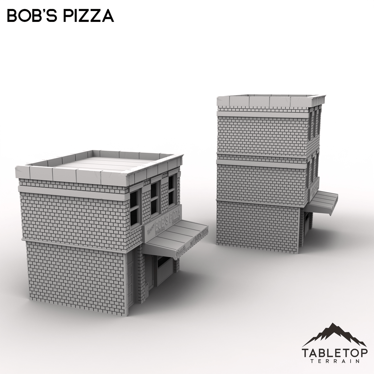 Tabletop Terrain Building Bob's Pizza