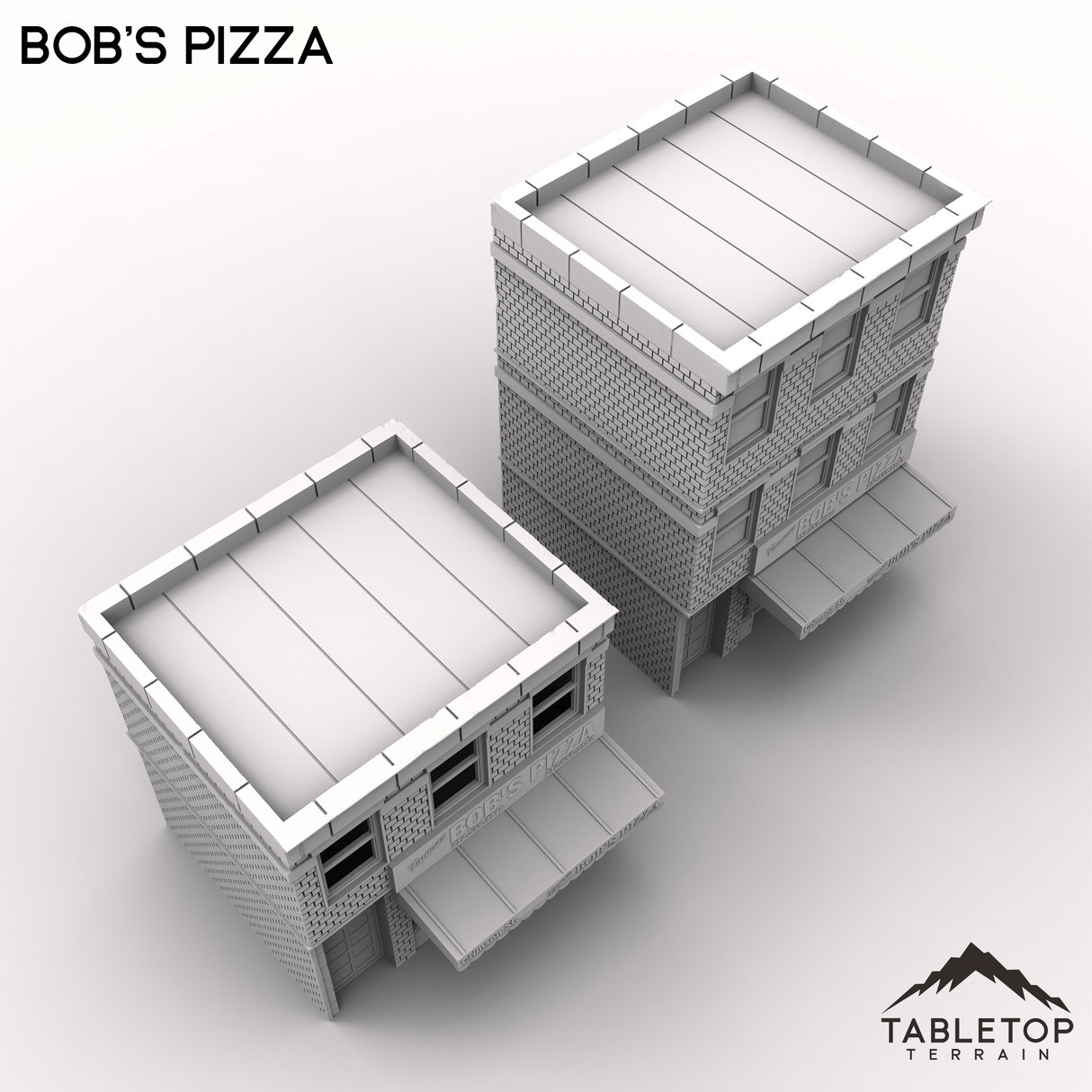 Tabletop Terrain Building Bob's Pizza