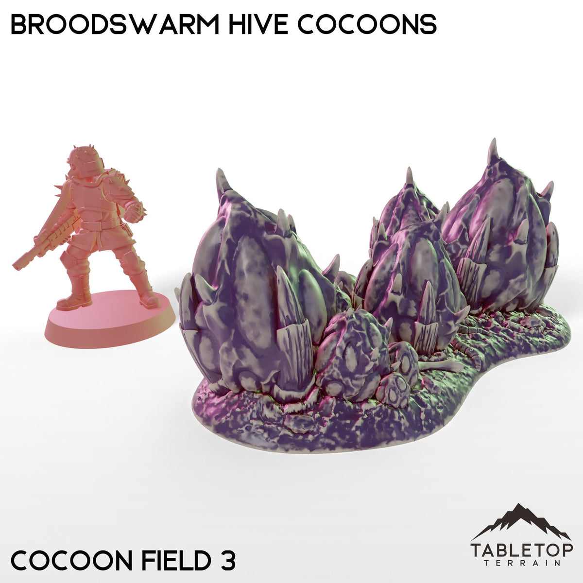 Tabletop Terrain Building Broodswarm Hive Cocoons