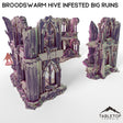 Tabletop Terrain Building Broodswarm Hive Infested Big Ruins