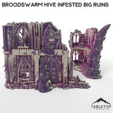 Tabletop Terrain Building Broodswarm Hive Infested Big Ruins
