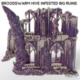Tabletop Terrain Building Broodswarm Hive Infested Big Ruins