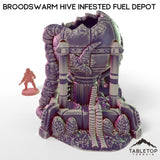 Tabletop Terrain Building Broodswarm Hive Infested Fuel Depot