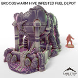 Tabletop Terrain Building Broodswarm Hive Infested Fuel Depot