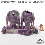 Tabletop Terrain Building Broodswarm Hive Infested Fuel Depot