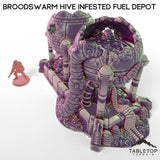 Tabletop Terrain Building Broodswarm Hive Infested Fuel Depot