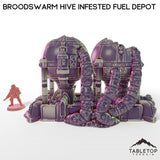 Tabletop Terrain Building Broodswarm Hive Infested Fuel Depot