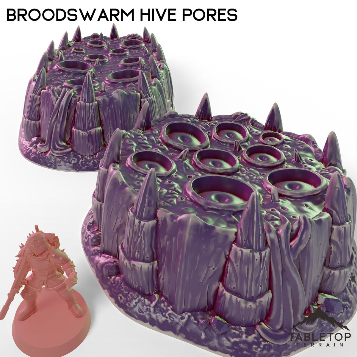 Tabletop Terrain Building Broodswarm Hive Pores