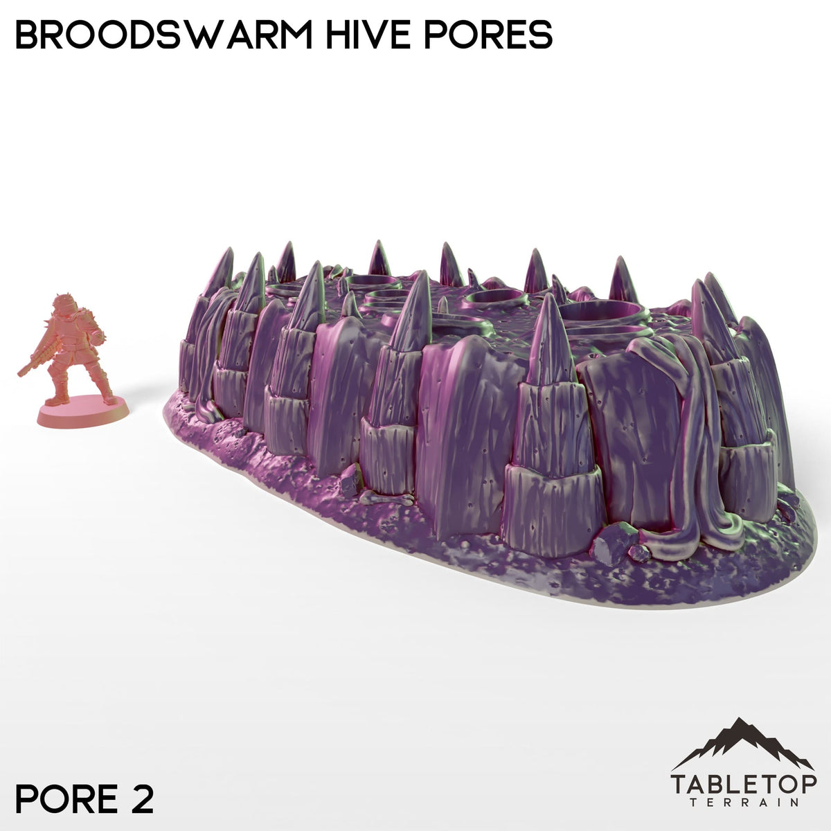 Tabletop Terrain Building Broodswarm Hive Pores