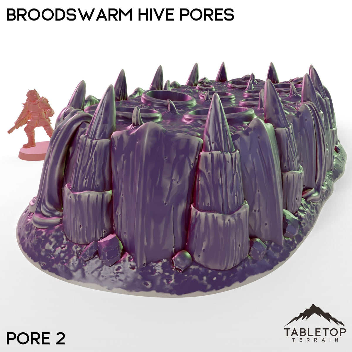 Tabletop Terrain Building Broodswarm Hive Pores