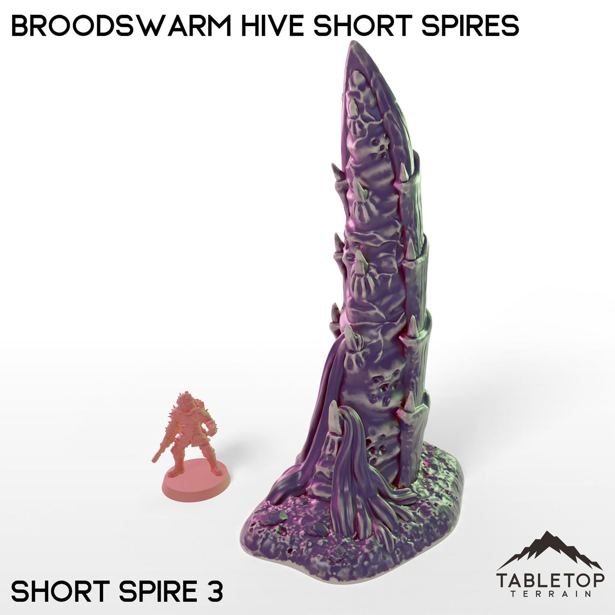 Tabletop Terrain Building Broodswarm Hive Short Spires