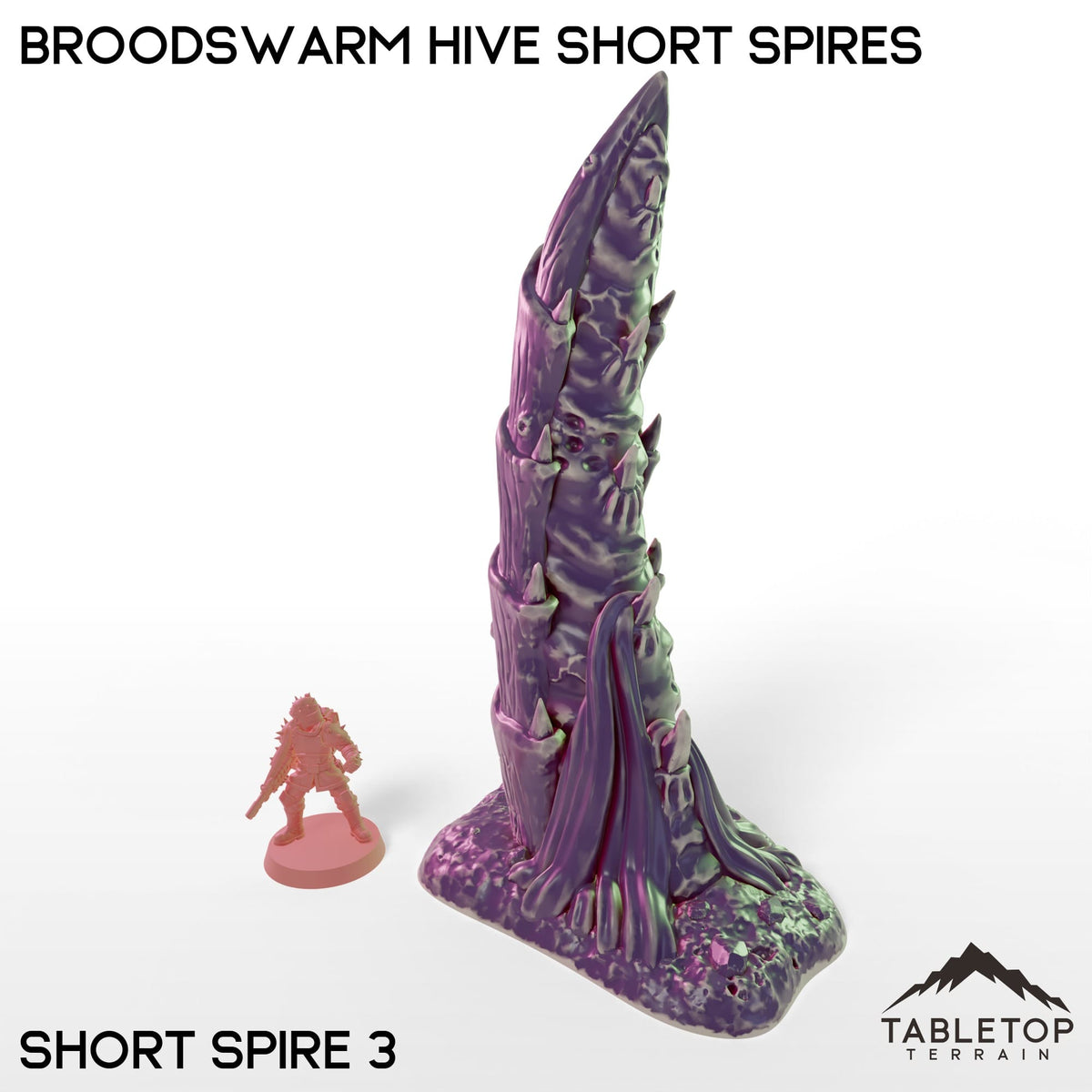 Tabletop Terrain Building Broodswarm Hive Short Spires
