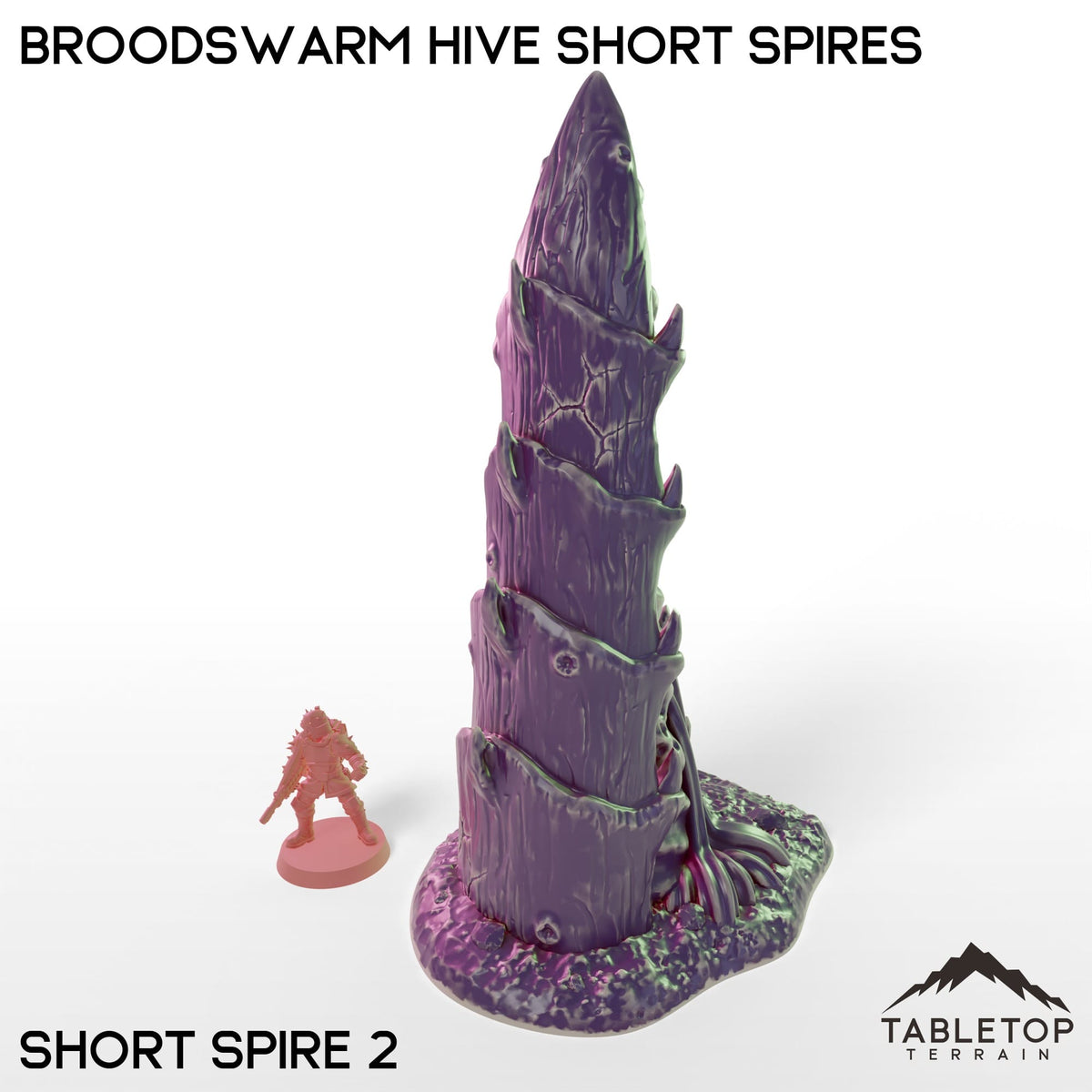 Tabletop Terrain Building Broodswarm Hive Short Spires