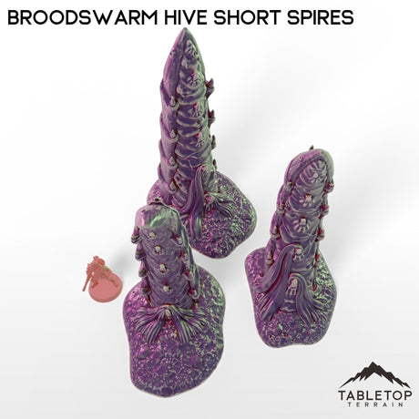 Tabletop Terrain Building Broodswarm Hive Short Spires