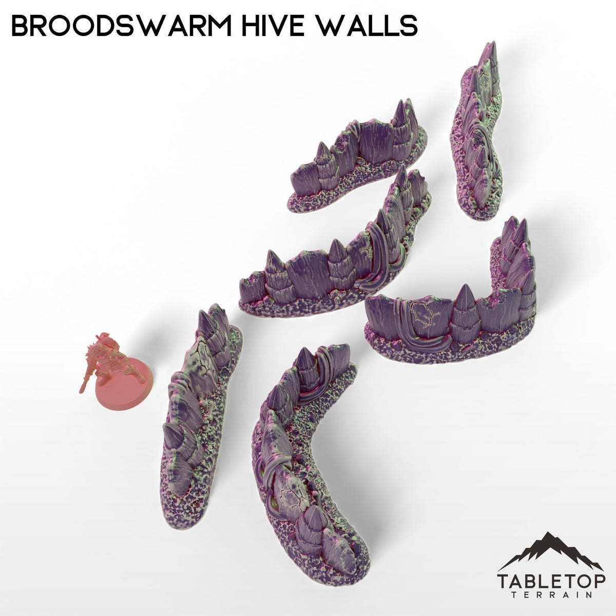 Tabletop Terrain Building Broodswarm Hive Walls