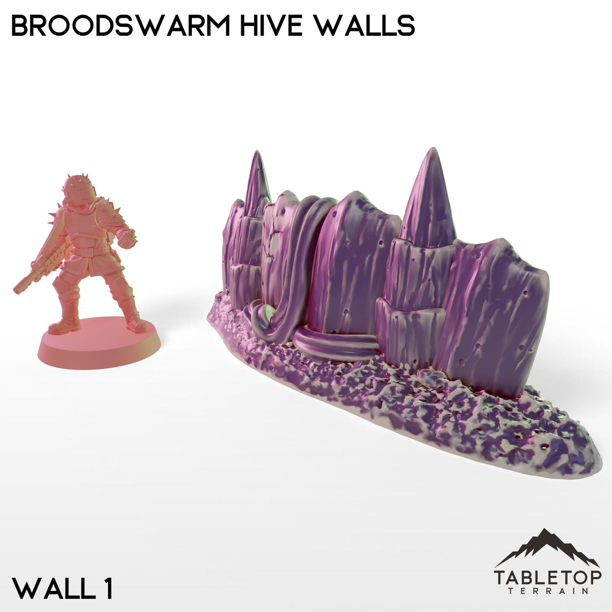 Tabletop Terrain Building Broodswarm Hive Walls