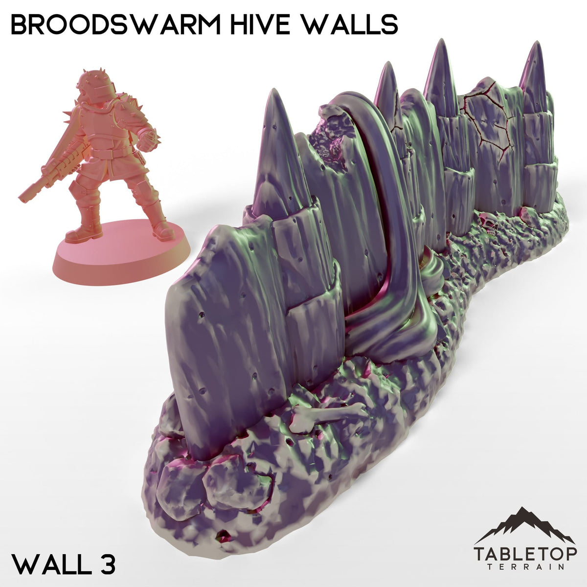 Tabletop Terrain Building Broodswarm Hive Walls